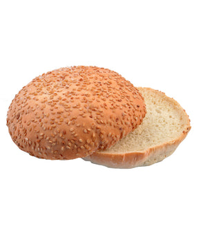 Panino maxi per hamburger con sesamo pretagliato Bentollo.