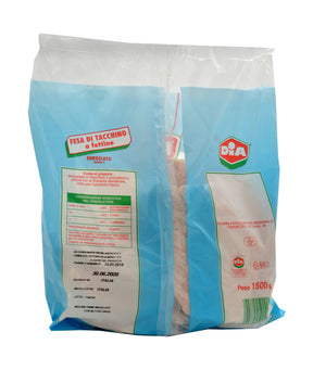 FESA DI TACCHINO A FETTE IQF GR 120/130 DIA KG 1,5