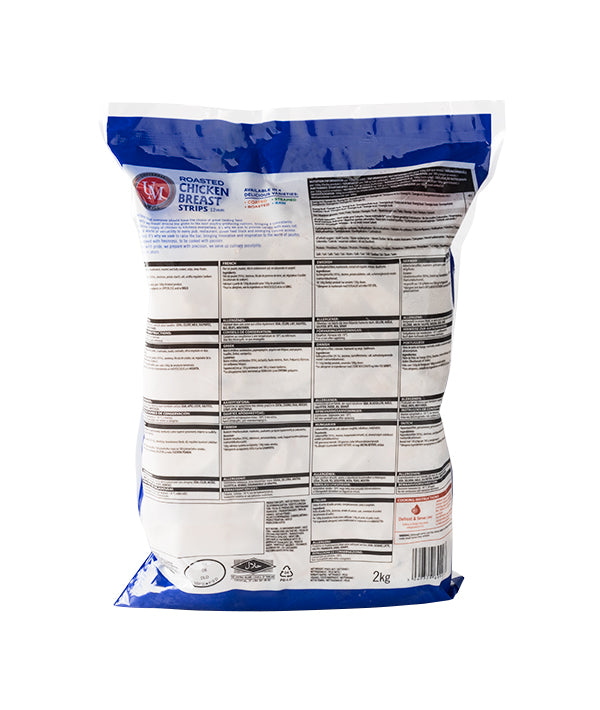 ROASTED CHICKEN BREAST STRIPS PZ 2 12 MM KG 4