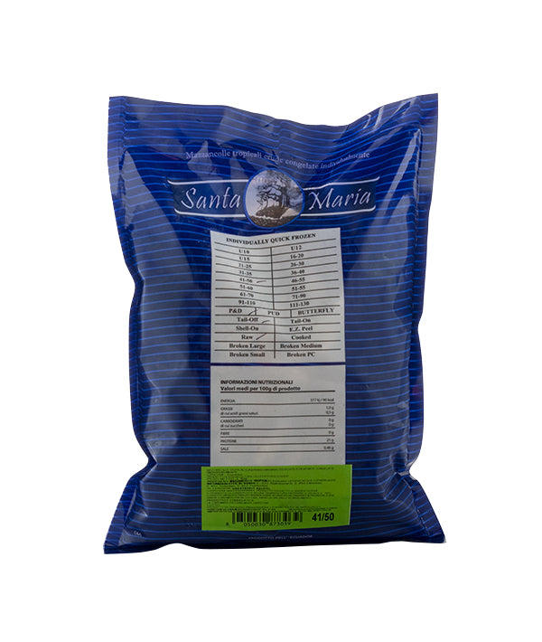 MAZZANCOLLA TROPICALE SENZA GUSCIO ECUADOR 41/50/L IQF OROBLANCO KG 1