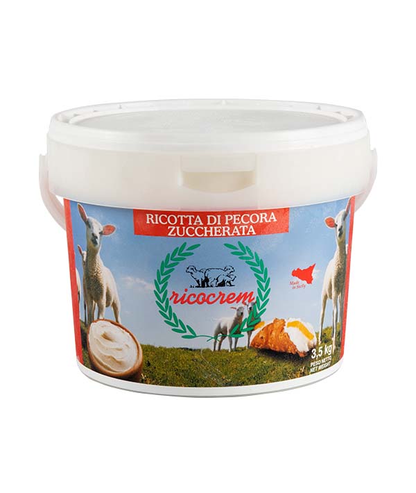 CREMA RICOTTA DI PECORA SECCHIELLO RICOCREAM KG 3,5