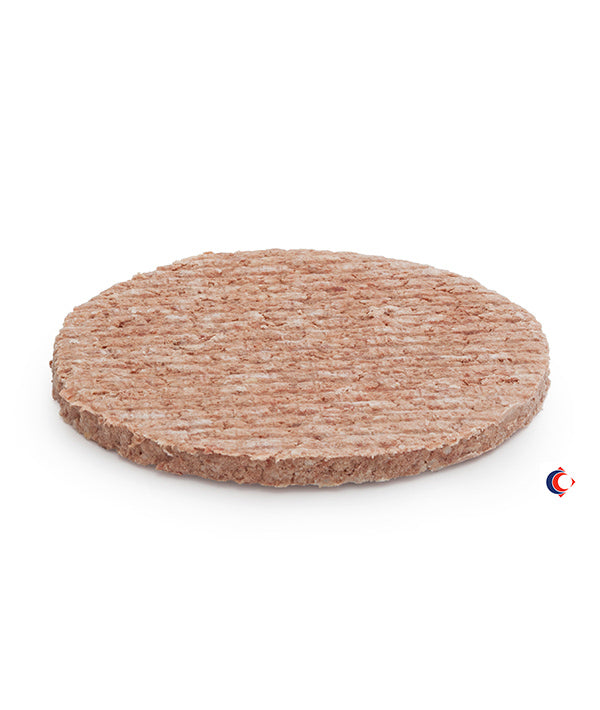 HAMBURGER DI BOVINO TUTTA CARNE DIAM. 14cm PZ 28X180g 
SALOMON KG 5,04