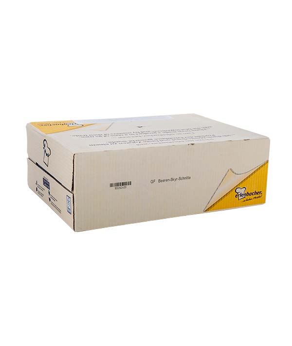 TORTA FRAGOLA E PANNA 12 FETTE RETTANGOLARI SENZA GLUTINE SENZA LATTOSIO ERLENBACHER KG 2,05