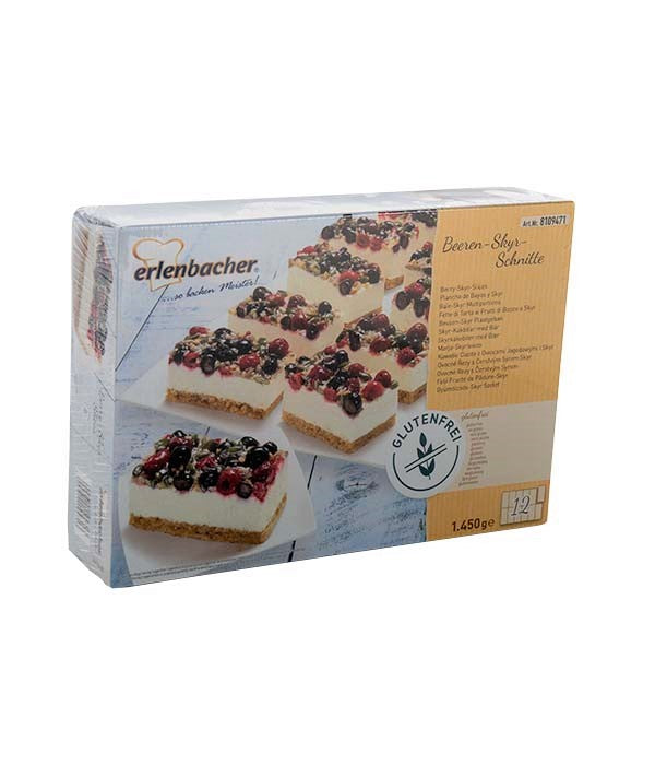 TORTA SKYR FRUTTI DI BOSCO 12 FETTE RETE ERLENBACHER KG 1,45