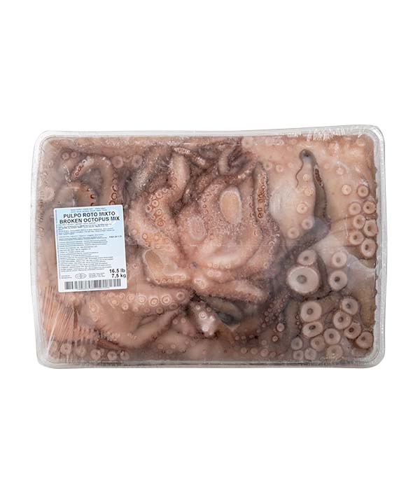 POLPO ROTTO MISTO FAO 34 VASCHETTA kg 7.5