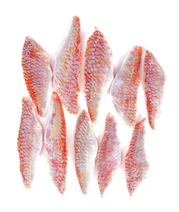 FILETTI DI TRIGLIA CON PELLE INDIVIDUALMENTE CONGELATI kg 6