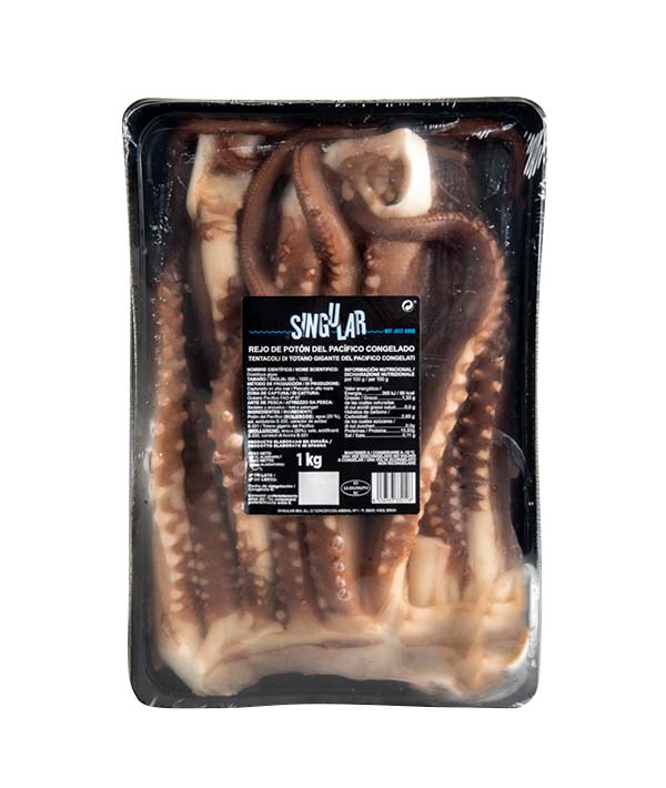 TENTACOLI DI TOTANO GIGANTE INTERI E CRUDI kg 1