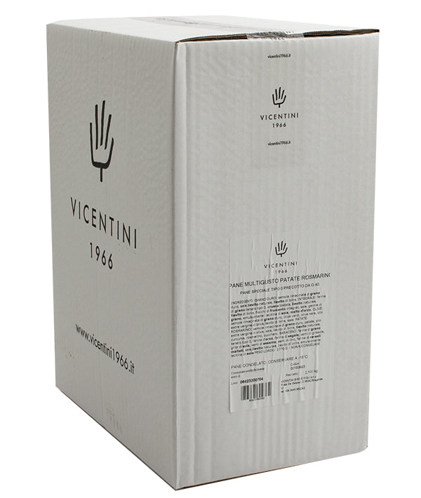 PANINI MIX GUSTO PATATE + ROSMARINO GR 30/40 VICENTINI KG 2,5