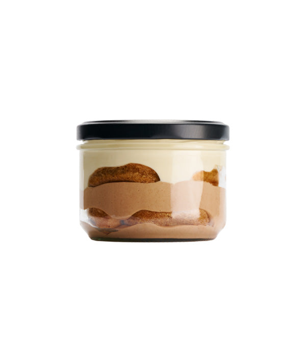 TIRAMISÙ CON NUTELLA MONOPORZIONE LO SPECIALISTA 
GR 115 VASO VETRO PZ 12