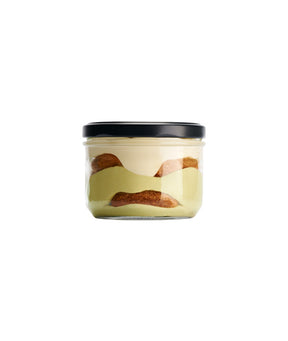 TIRAMISÙ CREMA PISTACCHIO MONOPORZIONE LO SPECIALISTA 
VASO VETRO GR 115 PZ 12