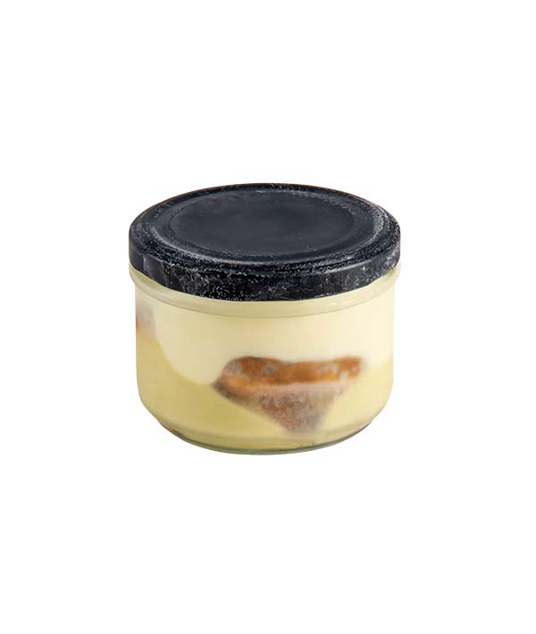 TIRAMISÙ CREMA PISTACCHIO MONOPORZIONE VASO VETRO GR 115 PZ 12