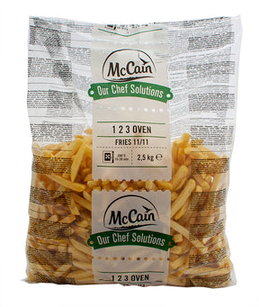 PATATE 1.2.3. FRITTE PRECOTTE 11X11 MCCAIN KG 2,5