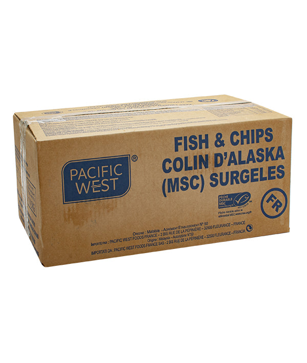 MERLUZZO FILETTI ALASKA POLLOCK FISH&CHIPS g 130/160 g 5000