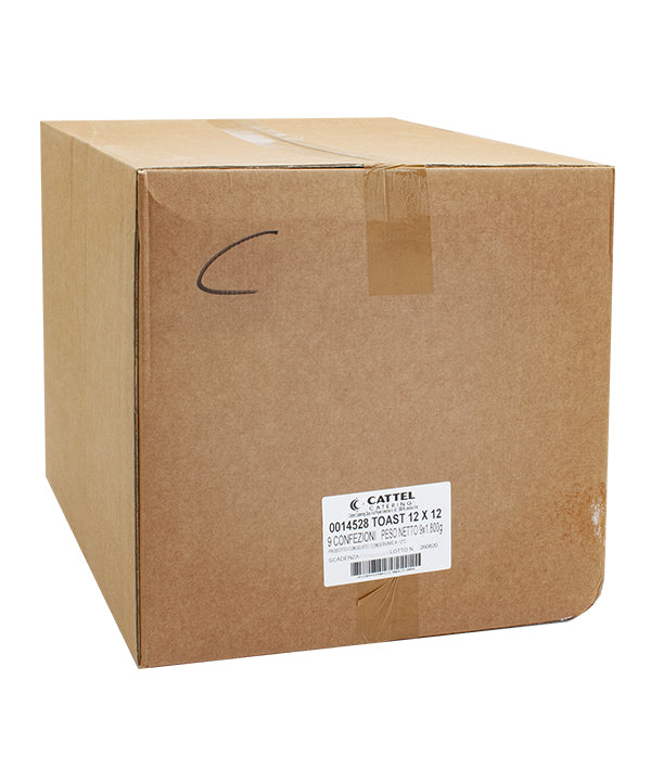 PANE TOAST TAGLIO FINO 10 MM CM 12X12 MOLIN ZAN PZ 51