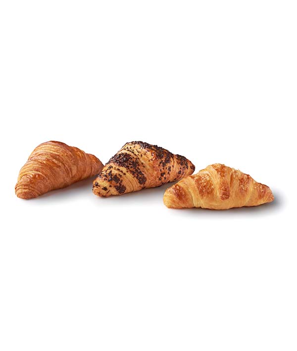 CROISSANT MIX BURRO ALBICOCCA / CACAO / CREMA GR 40 BRIDOR PZ 165