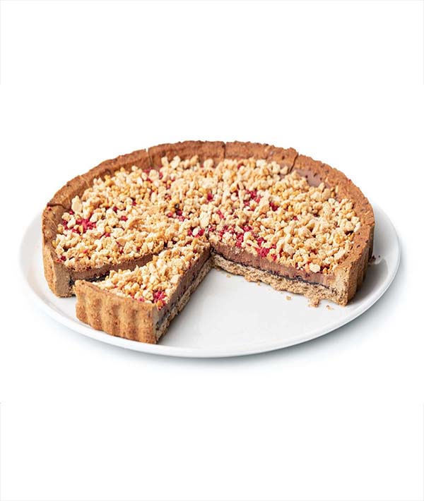 CROSTATA VEGANA NOCCIOLE / LAMPONI PZ 12 DONATELLA KG 1,05