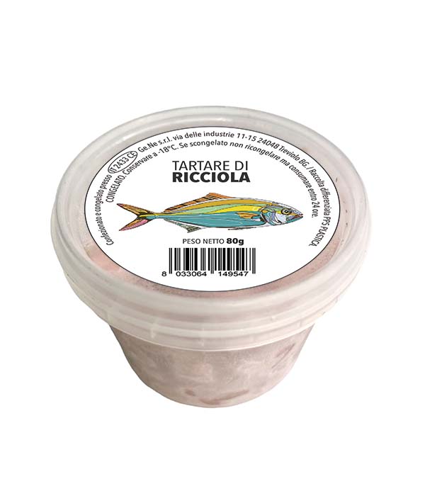 TARTARE DI RICCIOLA CONGELATA g 80