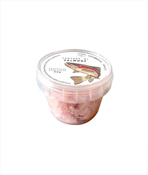 TARTARE SALMONE NORVEGESE GR 80