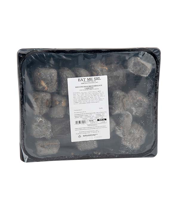 MINI MOZZARELLA IN CARROZZA SALMONE/NERO SEPPIA PZ 20 KG 1