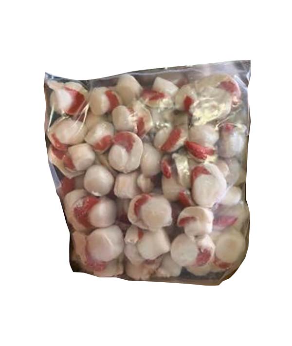 CAPPASANTA PACIFICO SENZA GUSCIO 30/40 P/LB CON CORALLO IQF GR 750