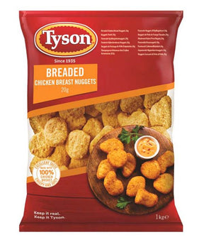 BREADED CHICKEN BREAST NUGGETS PZ 3X1 TYSON KG 3