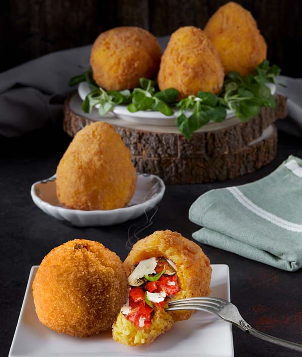 ARANCINI FRITTI ALLA NORMA PZ 25X100 SUARÈ KG 2,5