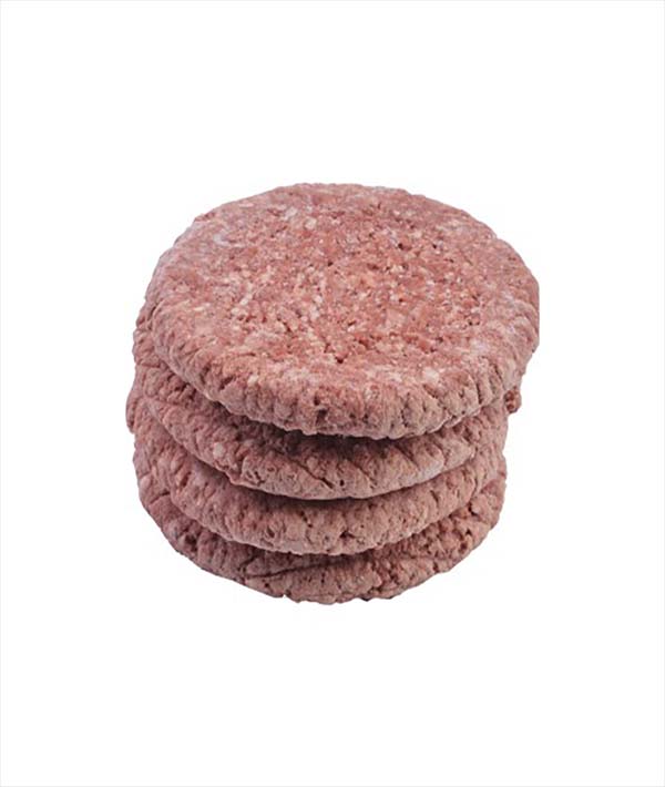 HAMBURGER DI BOVINO ADULTO TUTTA CARNE DIAM. 13,5cm PZ 20X150g
DANISH CROWN KG 3