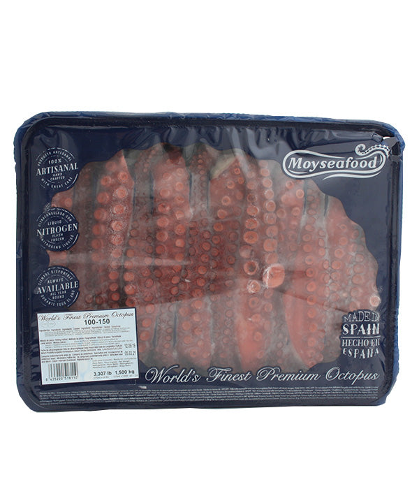 POLPO TENTACOLO PRECOTTO MAR g 100/150 VASCHETTA P.VERO kg 1.5