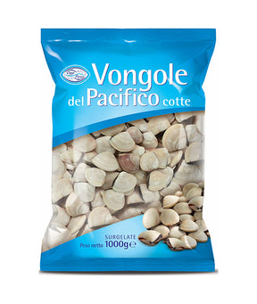 VONGOLA PACIFICO BIANCA CON GUSCIO PRECOTTA KG 1