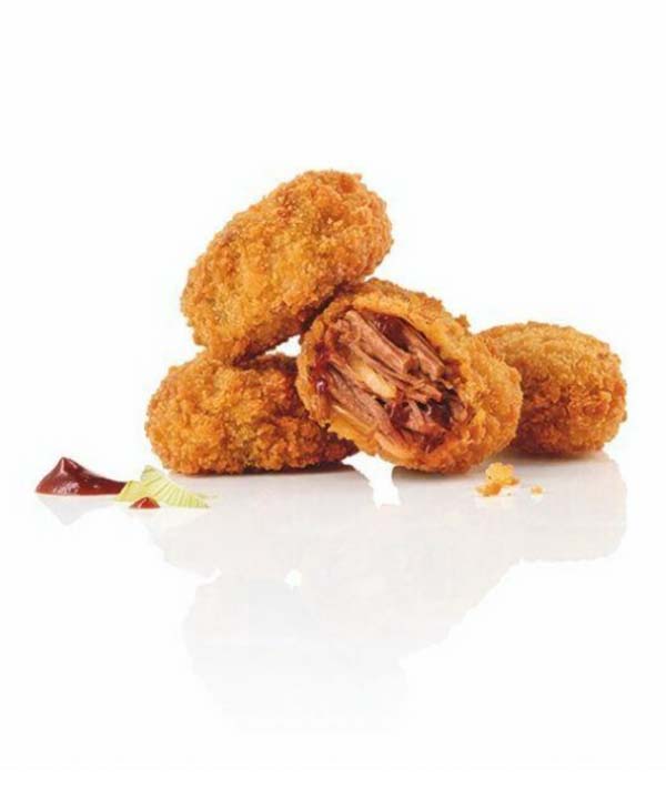 PULLED PORK BITES SALOMON KG 1