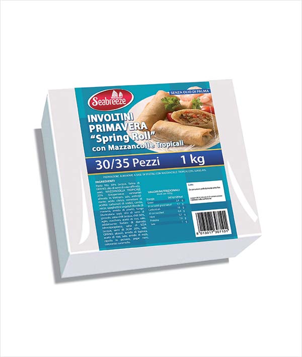 INVOLTINI PRIMAVERA CON MAZZANCOLLE TROPICALI PZ 30/35 KG 1