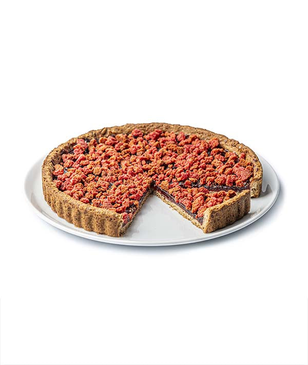 CROSTATA VEGAN FRAGOLA E RABARBARO DONATELLA GR 900