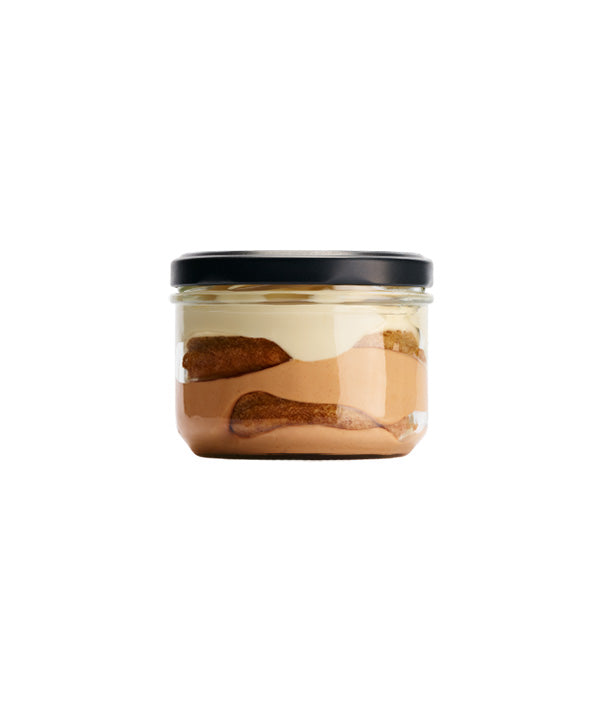 TIRAMISÙ CARAMELLO SALATO MONOPORZIONE LO SPECIALISTA
GR 115 VASO VETRO PZ 12