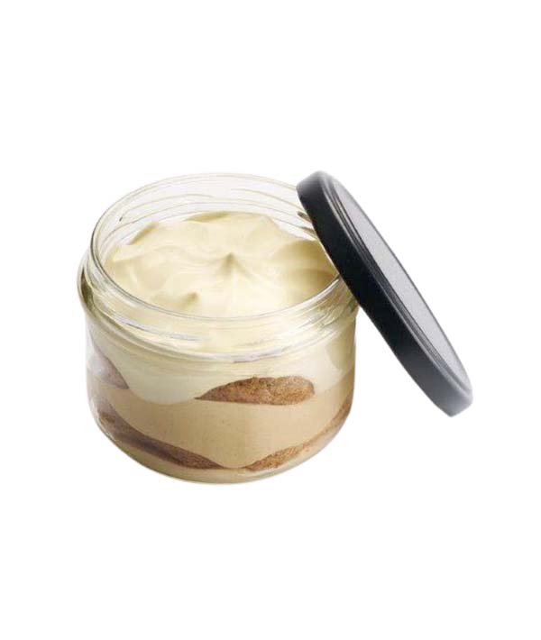 TIRAMISÙ CARAMELLO SALATO MONOPORZIONE GR 115 VASO VETRO PZ 12