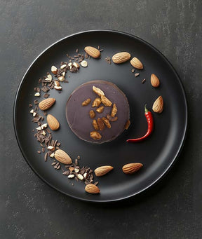 MONOPORZIONE PICCANTE CIOCCOLATO/LAMPONE CON LATTE DI BUFALA GR 120 PZ 12