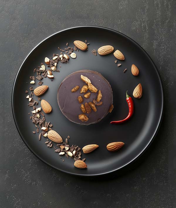 MONOPORZIONE PICCANTE CIOCCOLATO/LAMPONE CON LATTE DI BUFALA GR 120 PZ 12