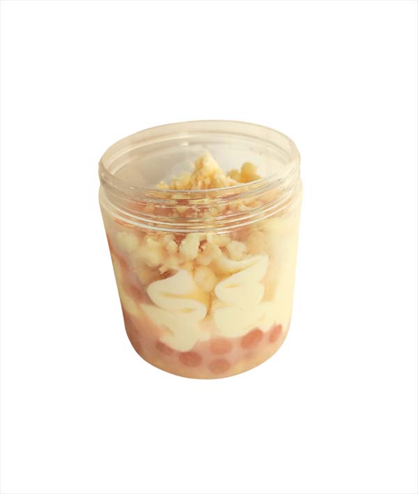 BUBBLE CHEESECAKE PASSION FRUIT MONOPORZIONE GR 140 
DOLCESÌ PZ 15