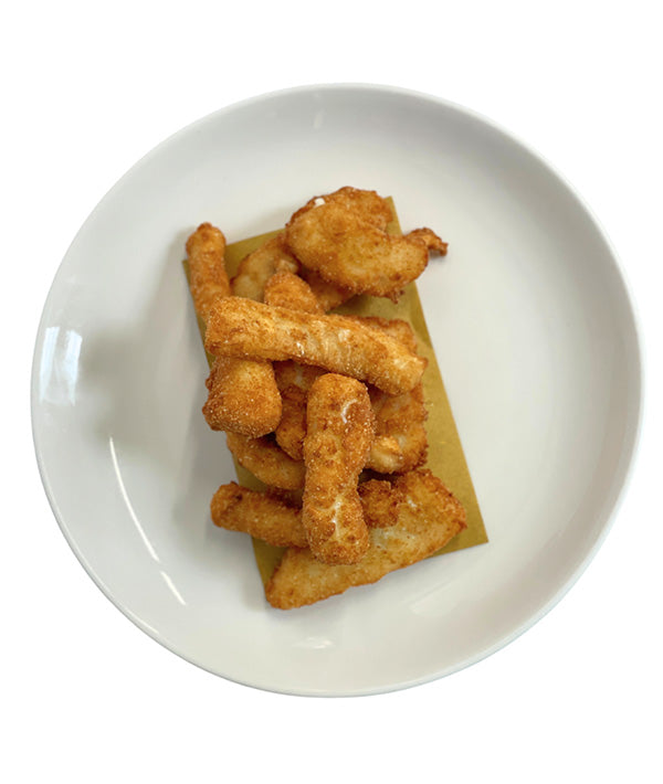 MERLUZZO PANATO FISH AND CHIPS CON FARINA DI RISO FRYCED KG 2