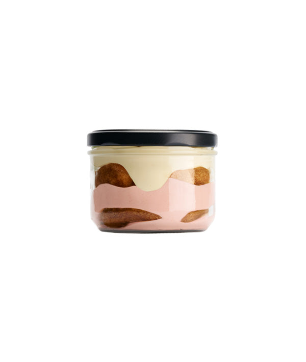 TIRAMISÙ ALLE FRAGOLE MONOPORZIONE LO SPECIALISTA 
GR 115 VASO VETRO PZ 12