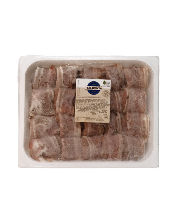 FAGOTTINI SUINO PANCETTA/FORMAGGIO/RADICCHIO GR 70 PZ 20