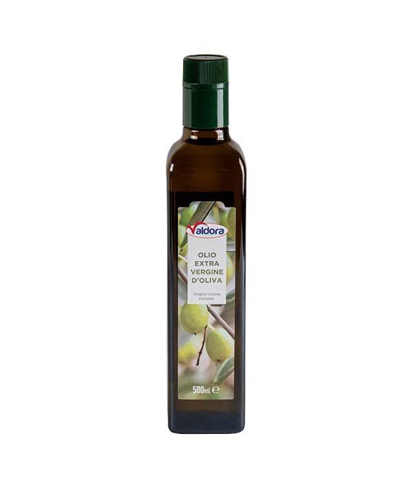 OLIO E.V.O. BOTTIGLIA QUADRA TAPPO ANTIRABBOCCO VALDORA ML 500