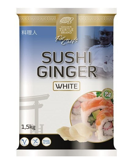 ZENZERO BIANCO IN ACETO SUSHI GOLDEN TURTLE FOR CHEFS FETTE KG 1,5