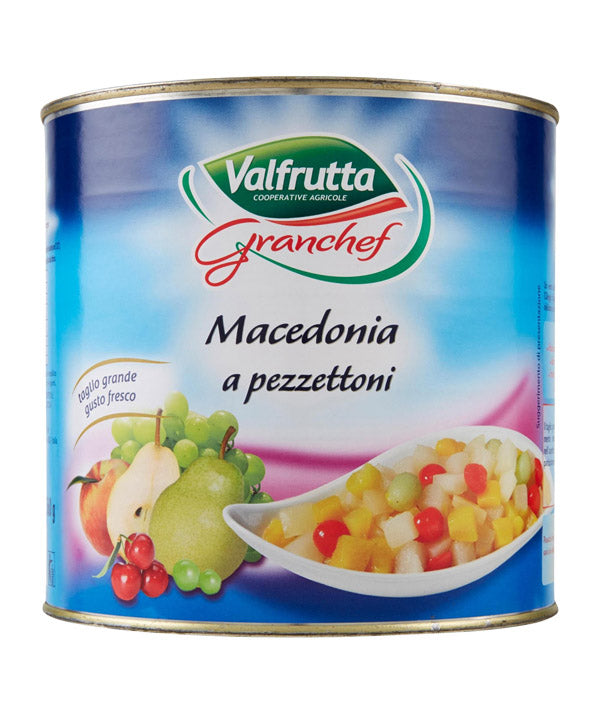 MACEDONIA 5 FRUTTI SCIROPPO GRAN CHEF EASY OPEN VALFRUTTA GR 822
