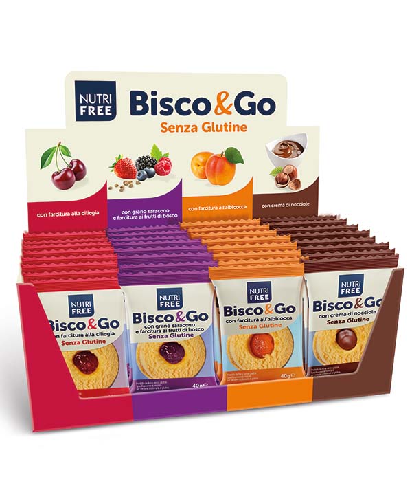 KIT BISCO & GO MONOPORZIONI SENZA GLUTINE GR 40X32