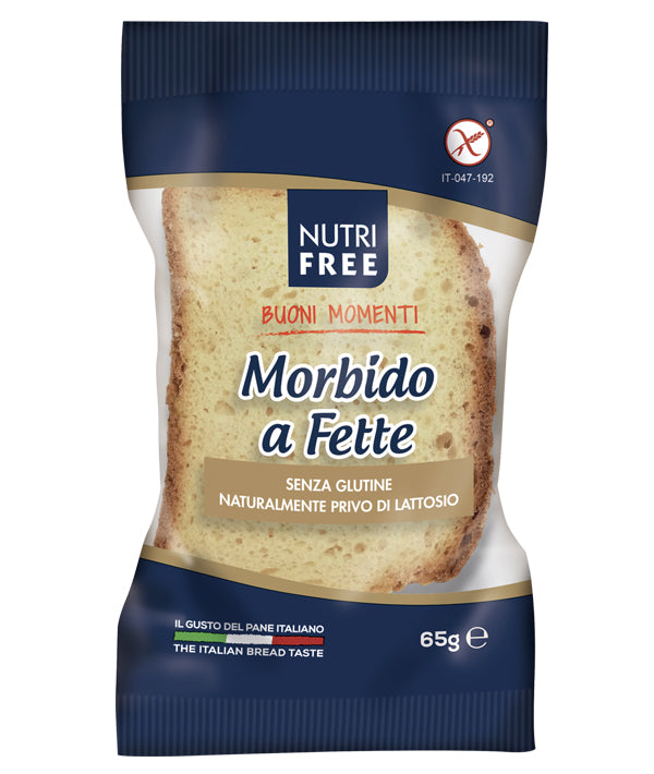 PANE BIANCO MORBIDO AFFETTATO GR 65X12 SENZA GLUTINE