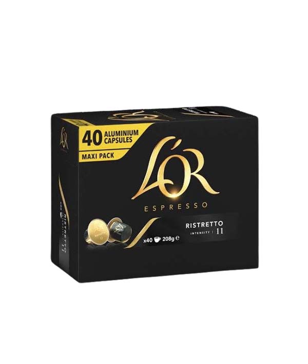 CAPSULE NESPRESSO L'OR RISTRETTO 11 PZ 40