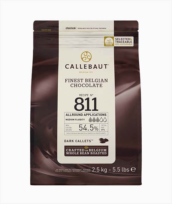 COPERTURA CIOCCOLATO EXTRAFONDENTE 54% 38-40 CALLETS KG 2,5