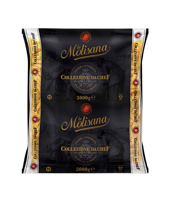 PASTA MOLISANA CHEF 100% ITALIANA 20 PENNE RIGATE (CARTONE) KG 3