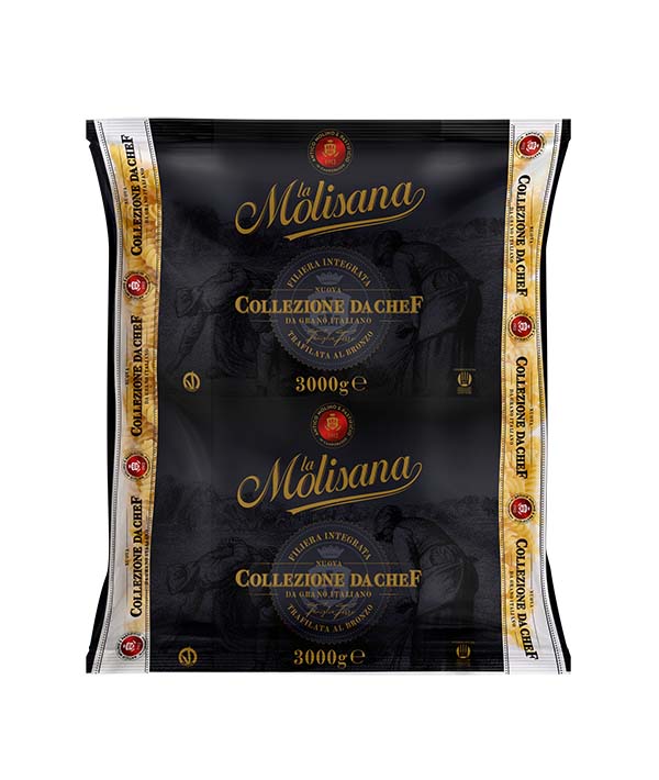 PASTA MOLISANA CHEF 100% ITALIANA 28 FUSILLI (CARTONE) KG 3