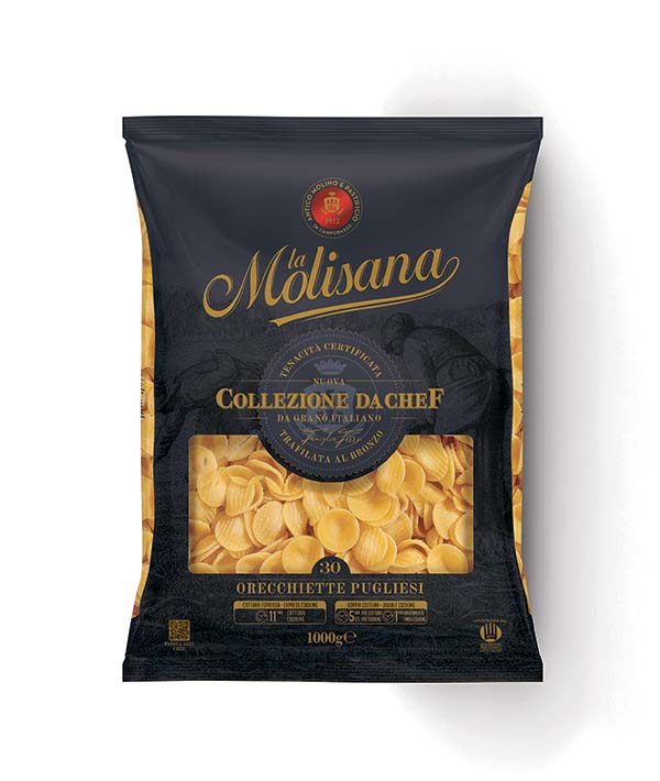 PASTA MOLISANA CHEF 100% ITALIANA 30 ORECCHIETTE PUGLIESI KG 1